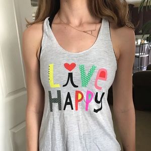 Live Happy tank top (never worn)!